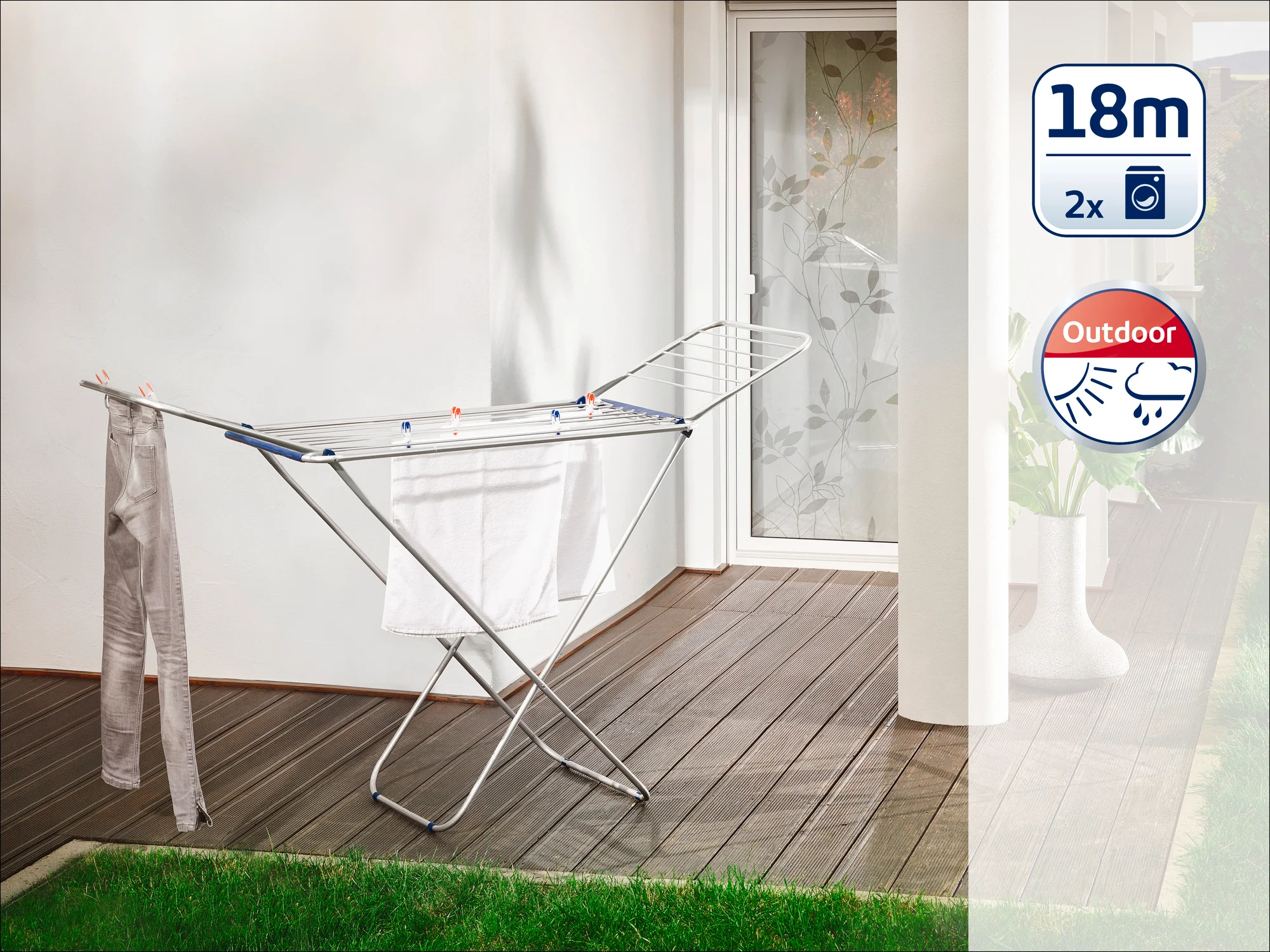 Podna sušilica za veš CLASSIC SIENA 180 Easy Aluminium